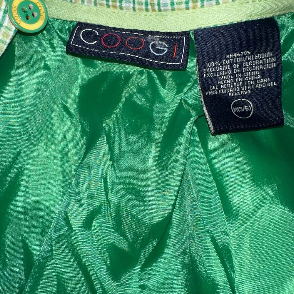 Vintage Kids Coogi Jacket Size M (5/6) - Picture 3 of 5